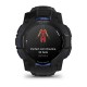 Смарт-годинник Garmin Instinct 3 (50 мм) AMOLED чорний/синя блискавка