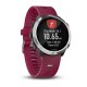 Смарт-годинник Garmin Forerunner 645 Music з вишневим ремінцем