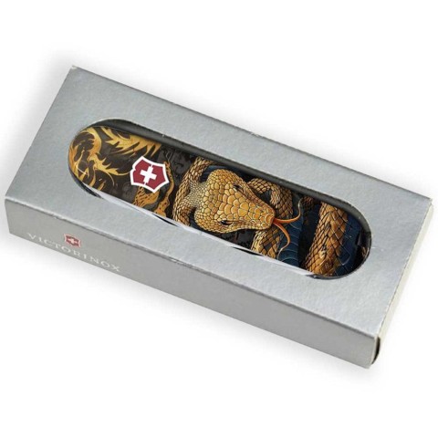 Ніж Victorinox Huntsman Zodiac 91мм,15функ ,Дерев'яна змія