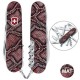 Нож Victorinox Swiss Army Huntsman Design Принт Кожа питона