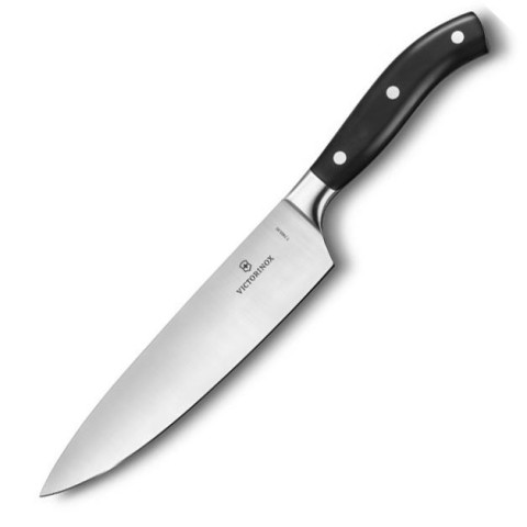 Кухонний ніж Victorinox Grand Maitre Chef's лезо 20см з чорн. ручкою у подар.упак.