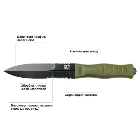 Ніж Skif Knives Neptune BSW Olive