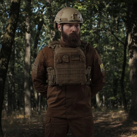Кевларовий шолом Ukrarmor FAST Team Wendy. Рівень захисту NIJ IIIA Койот