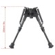 Сошки Vector Optics 155-230 мм на антабку. Карбоновое волокно, подпружиненые с рычагом