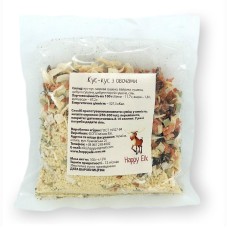 Кус-кус з овочами  Happy Elk прозора упаковка
