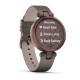 Смарт-часы Garmin Lily Classic с темно-бронзовым безелем, корпусом Paloma и итальянским кожаным ремешком