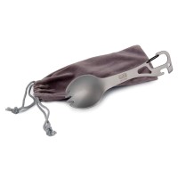 Мультитул туристичний СИЛА Ложка - Виделка 5 в 1