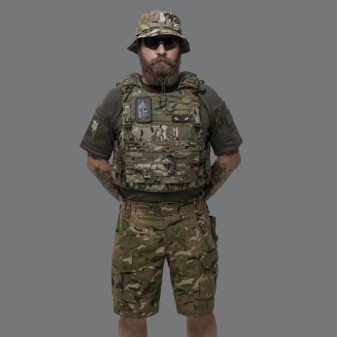 Плитоноска Ukrarmor IBV (аналог IOTV). Збільшена площа захисту S/M Мультикам