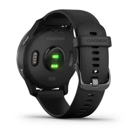 Смарт-часы Garmin Venu черные с серым безелем