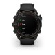 Смарт-годинник Garmin Descent Mk3i (51 мм) карбоново-сірий DLC титановий з чорним силіконовим ремінцем