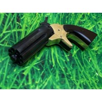 Derringer Revolver 8-shot Brass-Stell