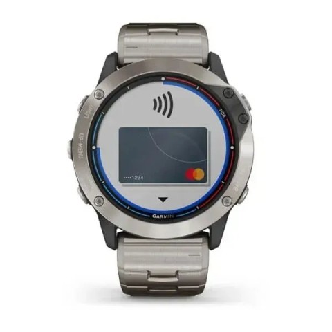 Смарт-годинник Garmin quatix 6x Solar Titanium