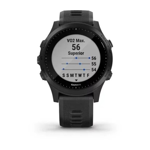 Смарт-годинник Garmin Forerunner 945 з чорним ремінцем
