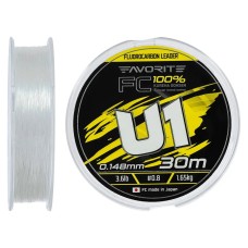 Флюорокарбон Favorite U1 FC 30m #0.8/0.148mm 3.6lb/1.65kg