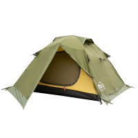 Палатка Tramp Peak 3 v2 зеленая TRT-026
