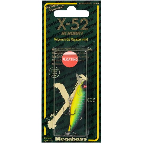 Воблер Megabass X-52 Acrobat F 52mm 3.2g Mat Tiger