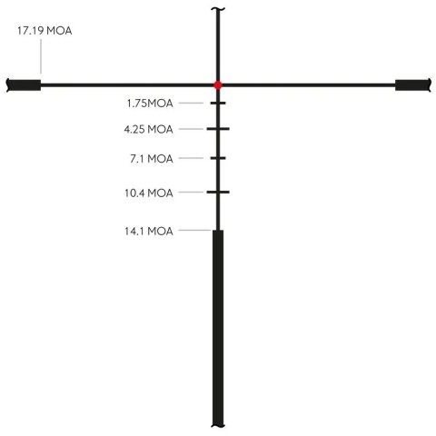 Приціл Hawke Endurance FD, 1.7-10x44 mm, Ø30mm, LR2, capped (Illuminated)