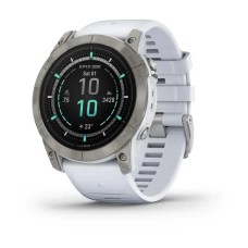 Смарт-часы Garmin epix Pro Gen 2 Sapphire Edition (51 мм) титановые с ремешком цвета белого камня