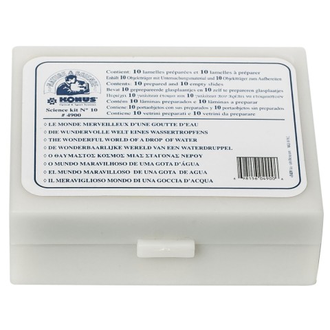 Набір мікропрепаратів KONUS Біологія: Дивовижне життя у краплі води (10 шт.)