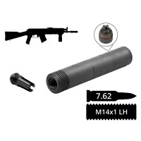 Глушник розбірний 2в1 з полум'ягасником AFTactical S441F24 .308 14x1LH