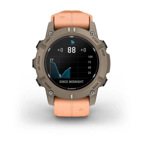 Смарт-часы Garmin Descent G2 цвета палома с ремешком цвета розовая ракушка