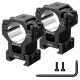 Кільця Discovery 6061 For Picatinny 1inch(25.4mm) 1.26in DGPR2-25.4-1.26-61 (M240602)