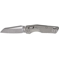 Нож Microtech MSI Mini, Ram-Lok Apocalyptic Standard Frag Aluminium natural clear