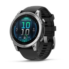 Смарт-часы Garmin fenix E (47 мм) нержавеющая сталь/черный