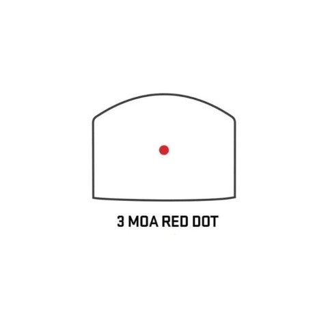 Приціл коліматорний Sig Optics ROMEO-X PRO FOOTPRINT, OPEN, 3 MOA RED DOT, BLACK