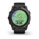 Смарт-часы Garmin fenix 7X Pro Sapphire Solar Edition карбоново-серые титановые DLC с черным ремешком