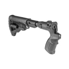 Приклад складаний з амортизатором і пістолетним руків'ям FAB для Mossberg 500, чорний