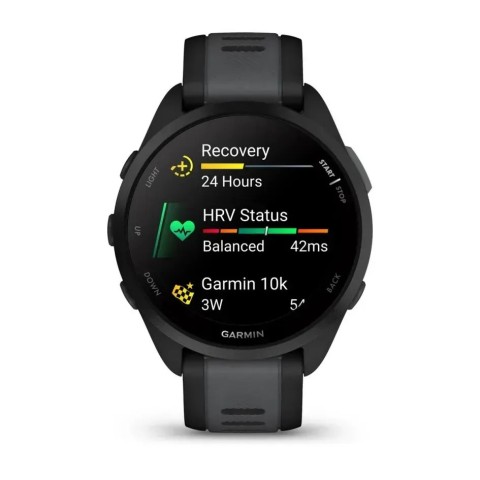 Смарт-годинник Garmin Forerunner 165 чорний/грифельно-сірий