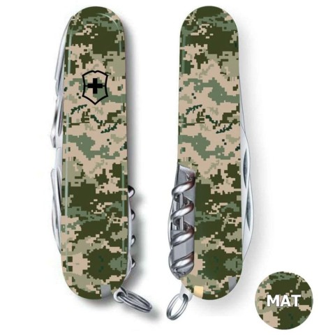 Складаний ніж Victorinox SWISSCHAMP ARMY Піксель 1.6795.3.W3940p
