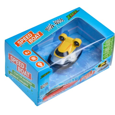 Катер іграшковий ZIPP Toys на радіоуправлінні Speed Boat желтый