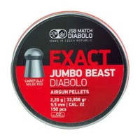 Пули пневм JSB Exact Jumbo Beast, 5,52 мм , 2,2 г, 150 шт/уп