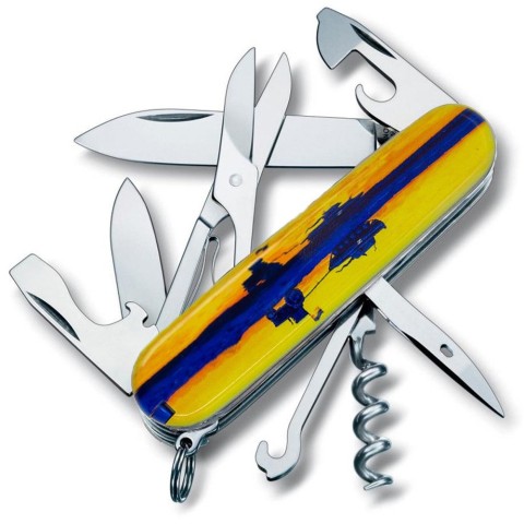Ніж Climber Ukraine 91мм/14функ/Марка з трактором