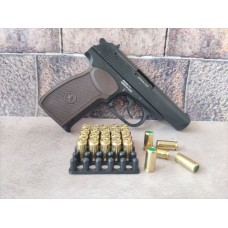 Пистолет стартовый Retay PM Makarov Black 9мм Small SET