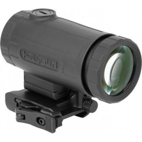 Магніфер Holosun Micro, 3x, QD mount, двостороннє відкидне кріплення, Titanium