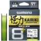 Шнур Shimano Kairiki 8+ 150m (Mantis Green) 0.19mm 18/lb/12.8kg