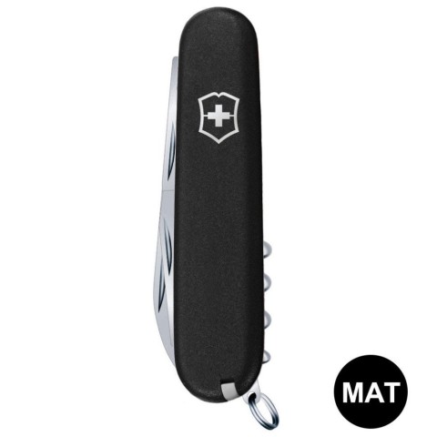 Ніж Victorinox Spartan Mat 91мм,12функ,чорн.мат,штоп
