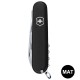 Ніж Victorinox Spartan Mat 91мм,12функ,чорн.мат,штоп