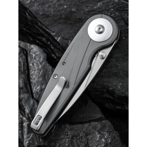 Ніж складаний туристичний Civivi Starflare, (8.4 см) Nitro-V / Aluminum сірий