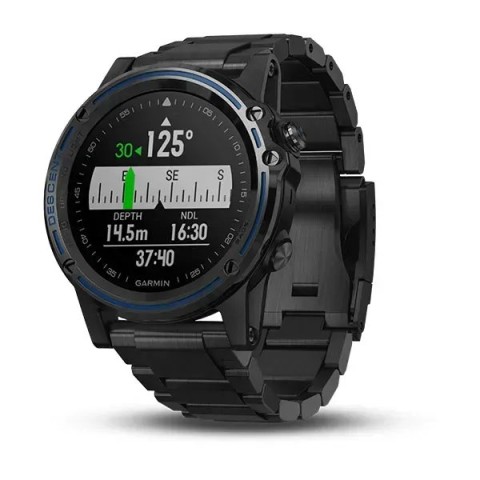 Смарт-часы Garmin Descent Mk1 карбоново-серые с титановым DLC ремешком