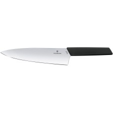 Нож кухонный шефский Victorinox Swiss Modern Carving, 20 см, черный, блистер