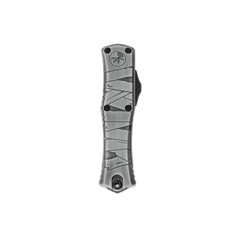 Ніж Microtech Hera II Mini D/E OTF, Signature Brushed Metal Mummy