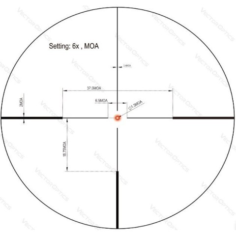 Прицел оптический Vector Optics Continental X6 1-6x24 (30 мм) SFP illum. Fiber German 4