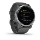 Смарт-годинник Garmin vivoactive 4 сірий зі сріблястим безелем