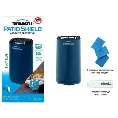 Пристрій від комарів Thermacell MR-PS Patio Shield Mosquito Repeller к:navy