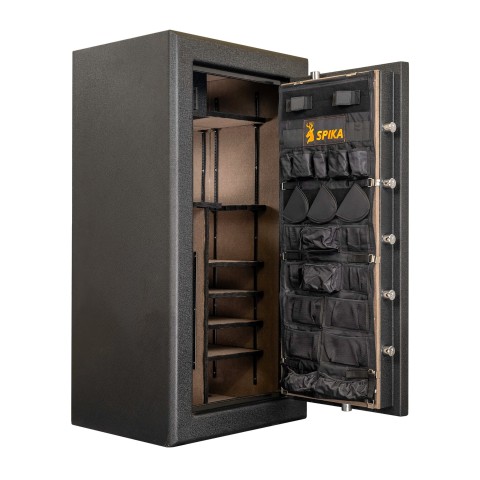 Сейф збройовий SPIKA PREMIUM з захистом від вогню, D-клас, великий, 150х76,2х61 см, 400 кг