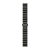 Ремінець для годинника Garmin QuickFit 22 гібридний титаново-силіконовий карбоново-сірий DLC
